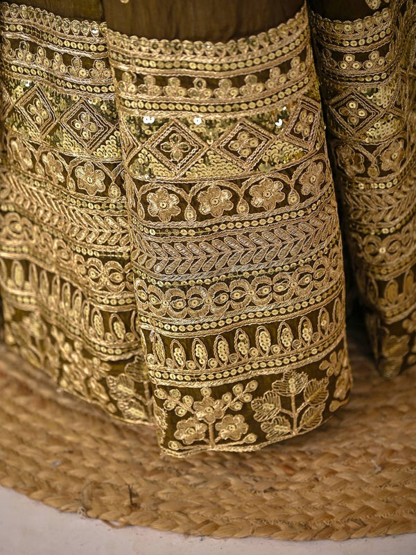 Heavy NC Vichitra Silk Anarkali Suit