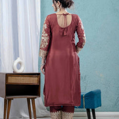 Pure Heavy Chinnon Silk Anarkali Suit
