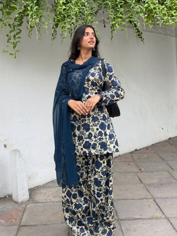 Heavy Pure Cameric Cotton Farsi Set