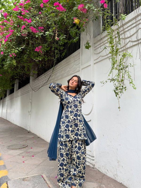 Heavy Pure Cameric Cotton Farsi Set