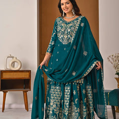 Heavy Chinnon Silk Top Lehenga