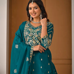 Heavy Chinnon Silk Top Lehenga