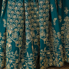 Heavy Chinnon Silk Top Lehenga