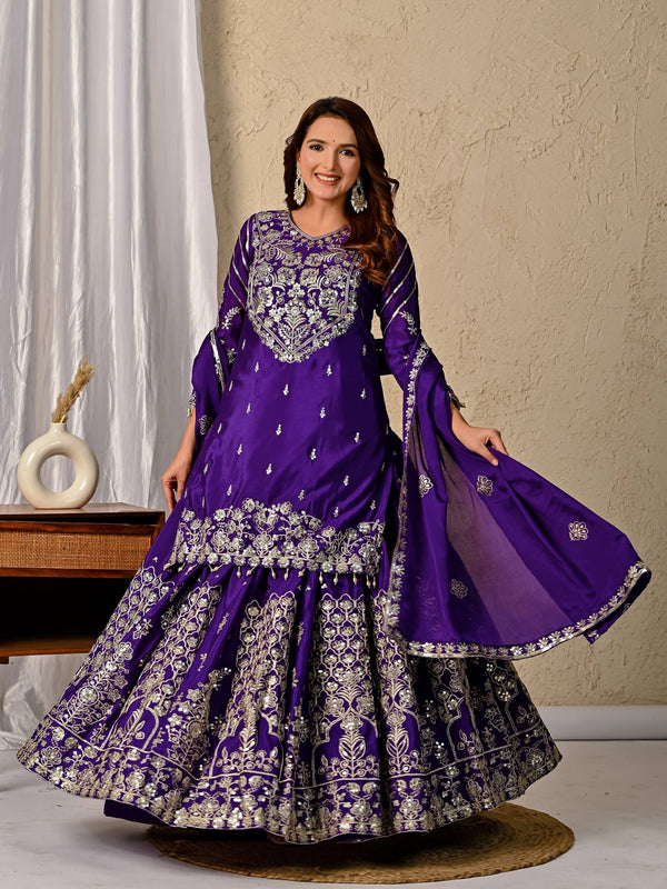 Heavy chinnon silk materials
