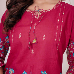 Printed Cotton Co-ord Set
