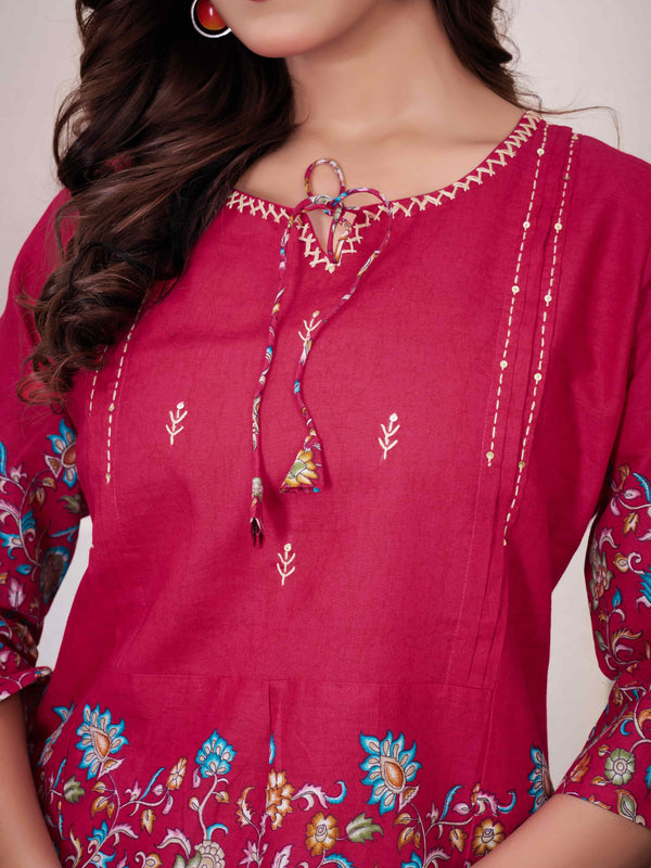 Printed Cotton Co-ord Set