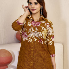 Printed Cotton Co-ord Set