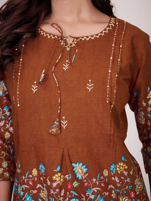 Printed Cotton Co-ord Set