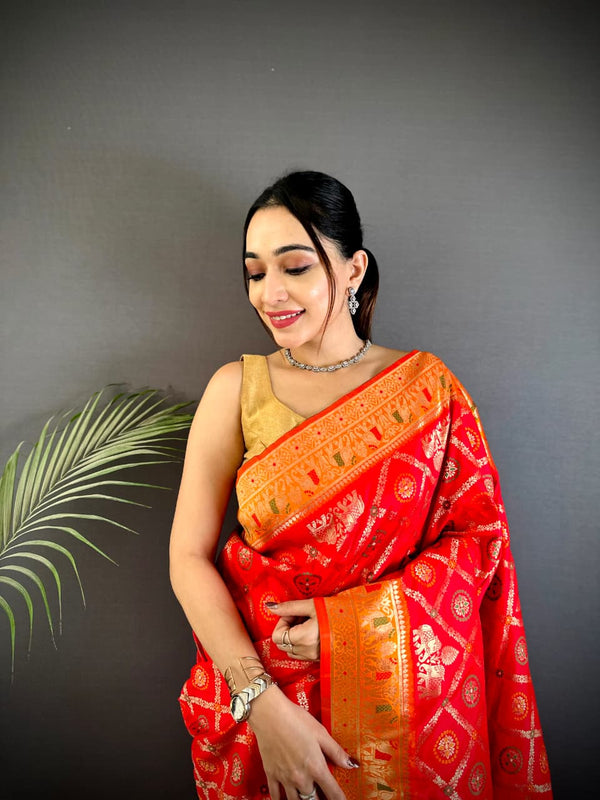 Designer Banarasi Silk Patola Saree