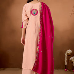 Anarkali Kurti  Palazzo Dupatta Set