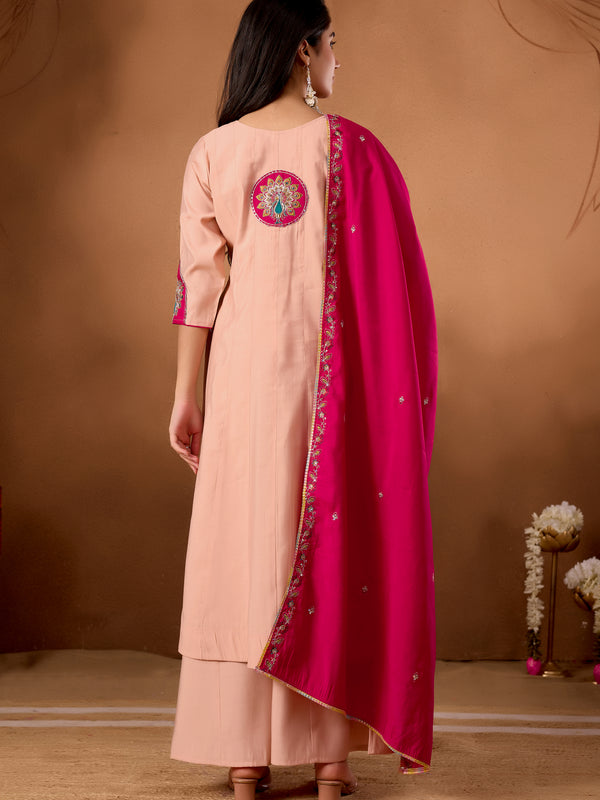 Anarkali Kurti  Palazzo Dupatta Set