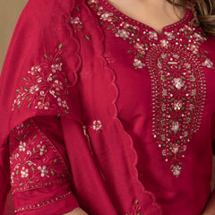 Elegant Straight Kurti Pant Dupatta Set