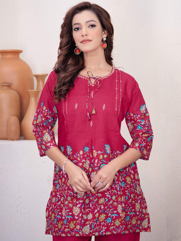 Printed Cotton Co-ord Set