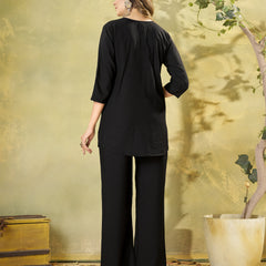 Embroidered Rayon Co-ord Set