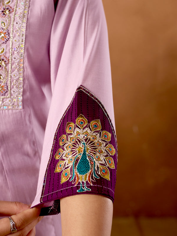 Anarkali Kurti  Palazzo Dupatta Set