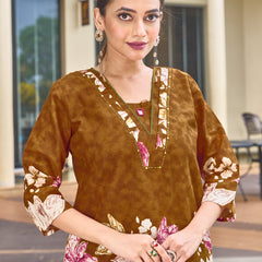 Printed Cotton Co-ord Set
