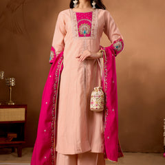 Anarkali Kurti  Palazzo Dupatta Set