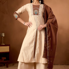 Anarkali Kurti  Palazzo Dupatta Set