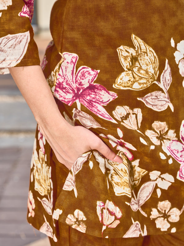 Printed Cotton Co-ord Set