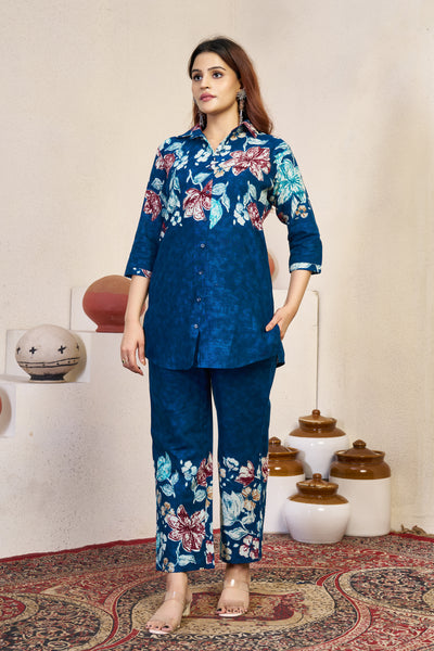 Printed Cotton Co-ord Set