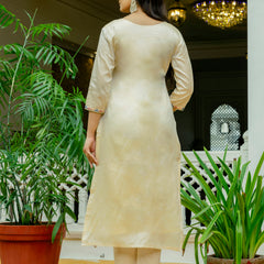 Viscose Assam Silk With Embroidery