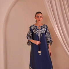 Pure Satin Rayon Kaftan Suit Set