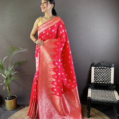 Vaishali Banarasi Lichi Silk Saree