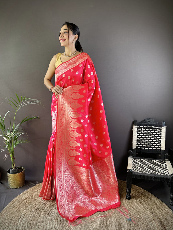 Vaishali Banarasi Lichi Silk Saree