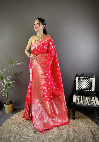 Vaishali Banarasi Lichi Silk Saree