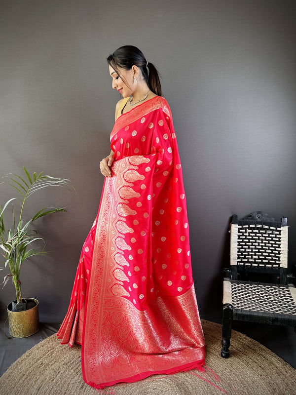 Vaishali Banarasi Lichi Silk Saree