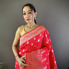 Vaishali Banarasi Lichi Silk Saree