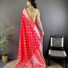 Vaishali Banarasi Lichi Silk Saree