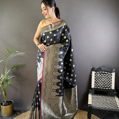 Vaishali Banarasi Lichi Silk Saree