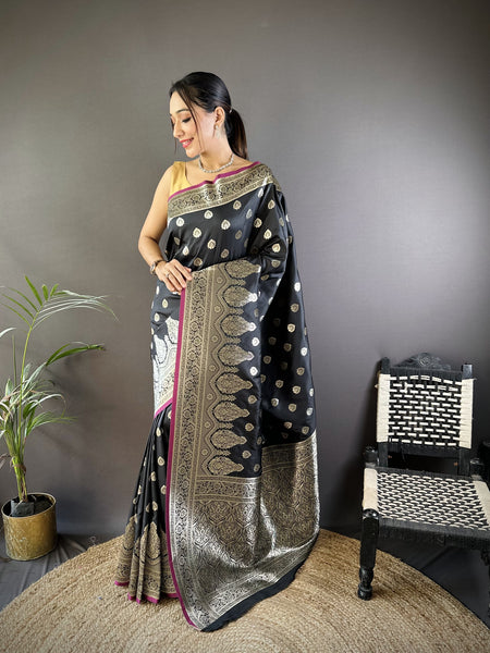Vaishali Banarasi Lichi Silk Saree