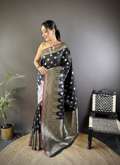 Vaishali Banarasi Lichi Silk Saree