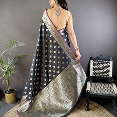 Vaishali Banarasi Lichi Silk Saree