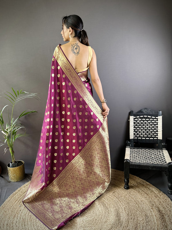 Vaishali Banarasi Lichi Silk Saree