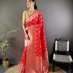 Vaishali Banarasi Lichi Silk Saree