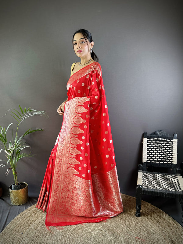Vaishali Banarasi Lichi Silk Saree