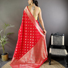 Vaishali Banarasi Lichi Silk Saree