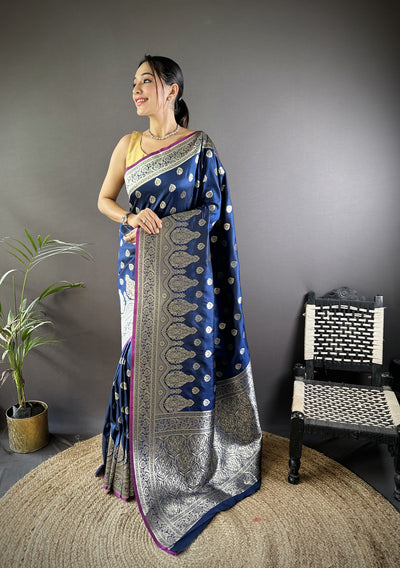 Vaishali Banarasi Lichi Silk Saree