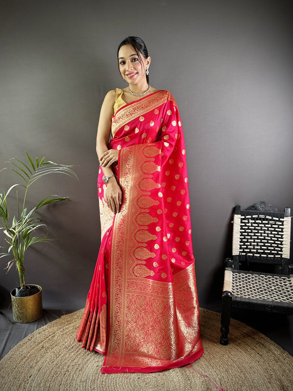 Vaishali Banarasi Lichi Silk Saree