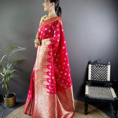 Vaishali Banarasi Lichi Silk Saree