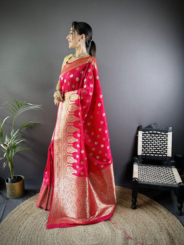 Vaishali Banarasi Lichi Silk Saree