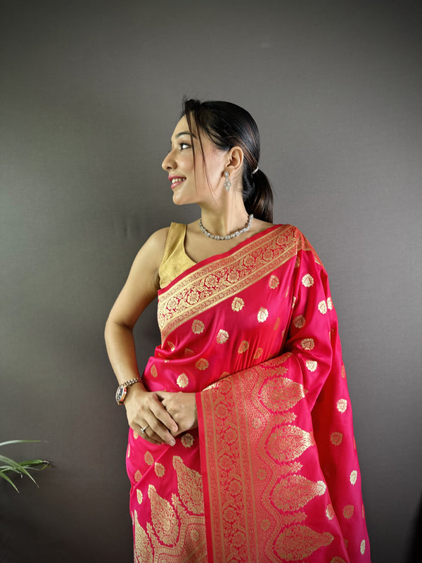 Vaishali Banarasi Lichi Silk Saree