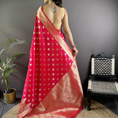 Vaishali Banarasi Lichi Silk Saree