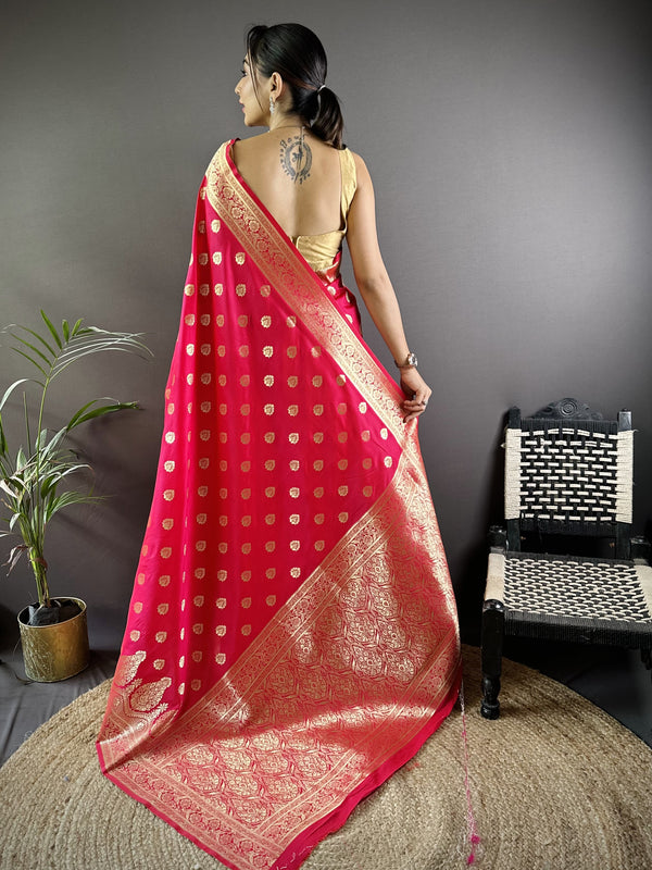 Vaishali Banarasi Lichi Silk Saree