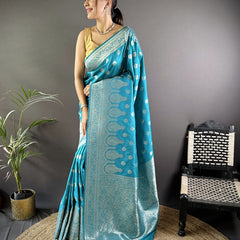 Vaishali Banarasi Lichi Silk Saree