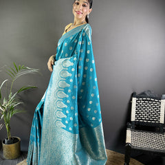 Vaishali Banarasi Lichi Silk Saree