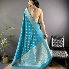 Vaishali Banarasi Lichi Silk Saree